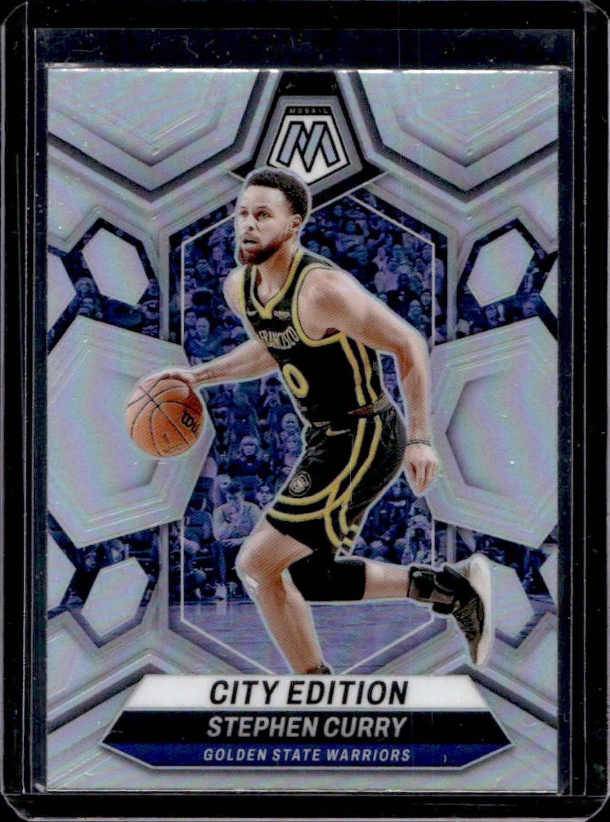2023-24 Mosaic Stephen Curry Silver Prizm City Edition #276 Warriors