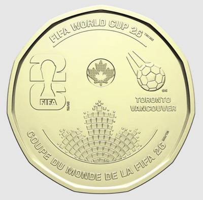 2026 Canada $1 FIFA World Cup 2026ᵀᴹ - Non Colourized - 1 coin