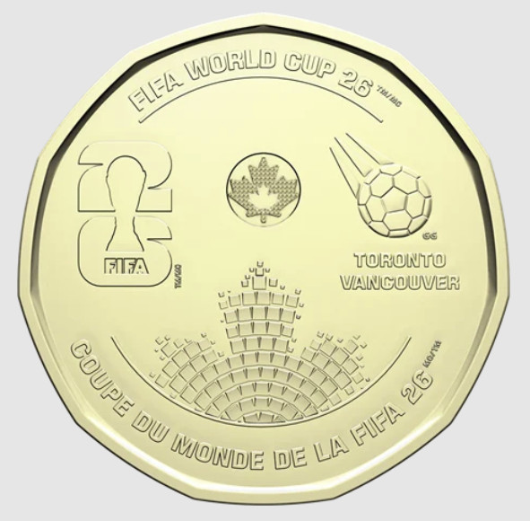 2026 Canada $1 FIFA World Cup 2026ᵀᴹ - Non Colourized - 1 coin
