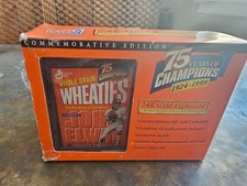 Wheaties 75 Years Champions John Elway 1993 24K Gold Signature Mini Box