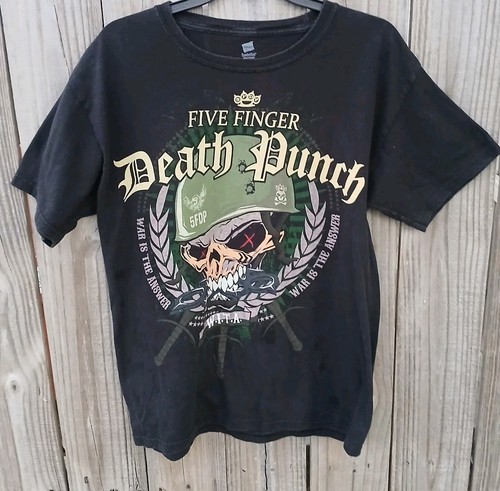 Five Finger Death Punch Locked & Loaded T-Shirt Nero L - Foto 4