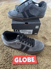 Globe Sneaker Encore 2 Schuhe Leder charcoal/black Gr. US 8 Gr. 40,5 Neu
