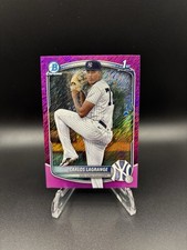 2025 Bowman Chrome Carlos Lagrange Fuchsia Pink Shimmer /199 #BCP-202 Yankees