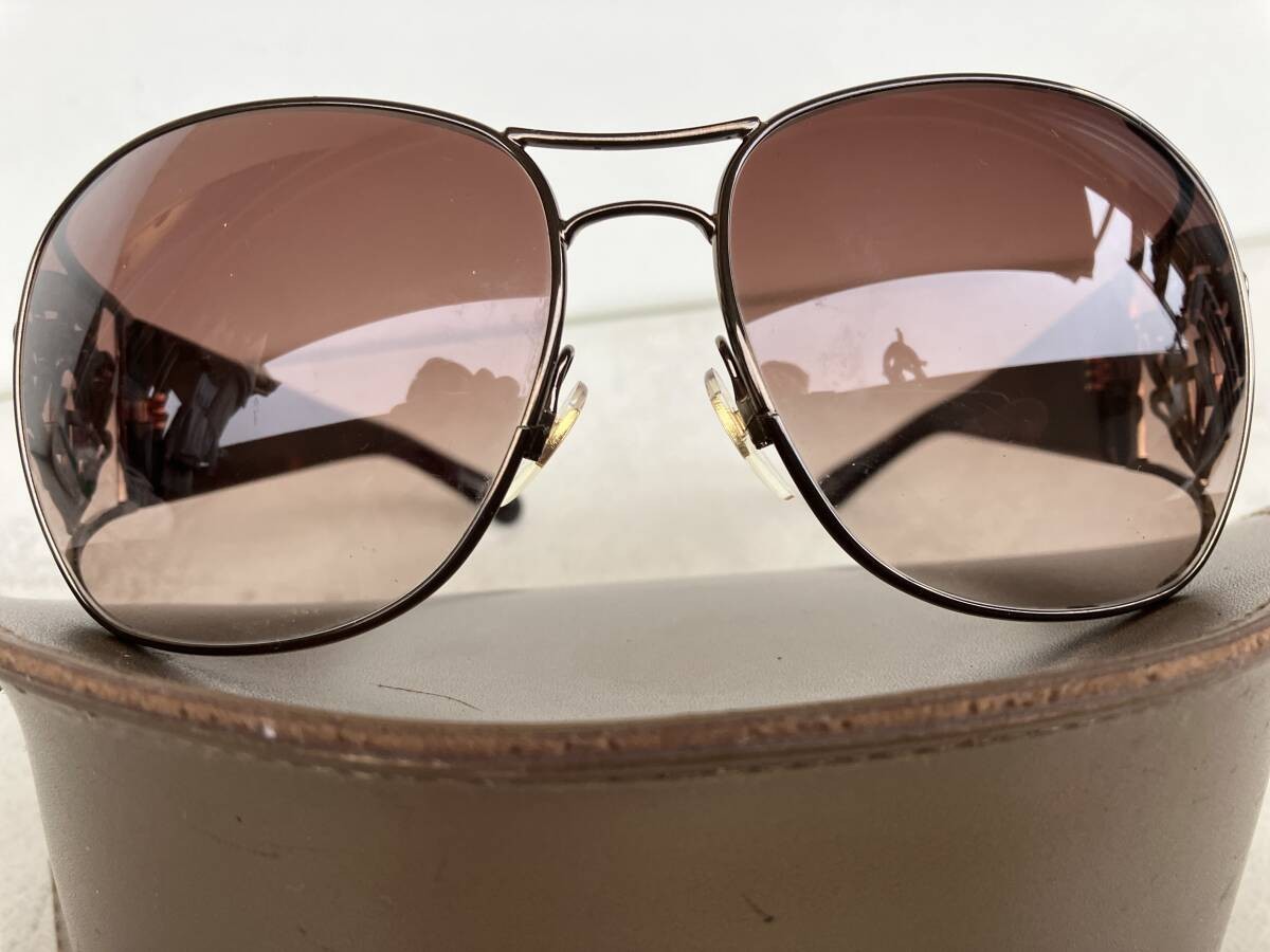 GUCCI GG 2627 S VZVC 60 15 105 Gold Crest Emblem Knight Double Bridge Sunglass thumbnail 2