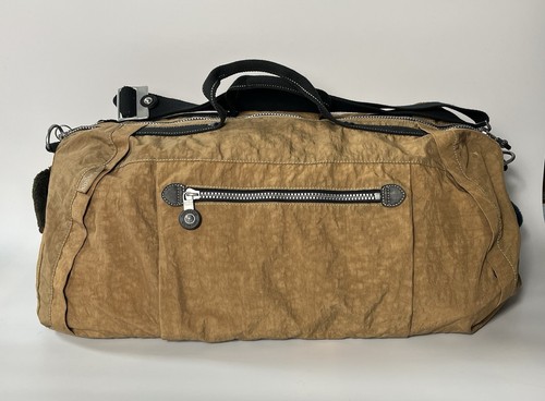 Kipling Holdall Classic Brown Y2K 90’s Style XL With Monkey Clips - Picture 2 of 13