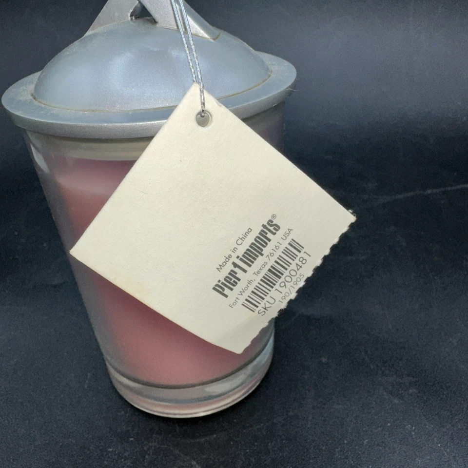 Vela rosa vintage Pier 1 Cancer Awareness Foto 4 de 4