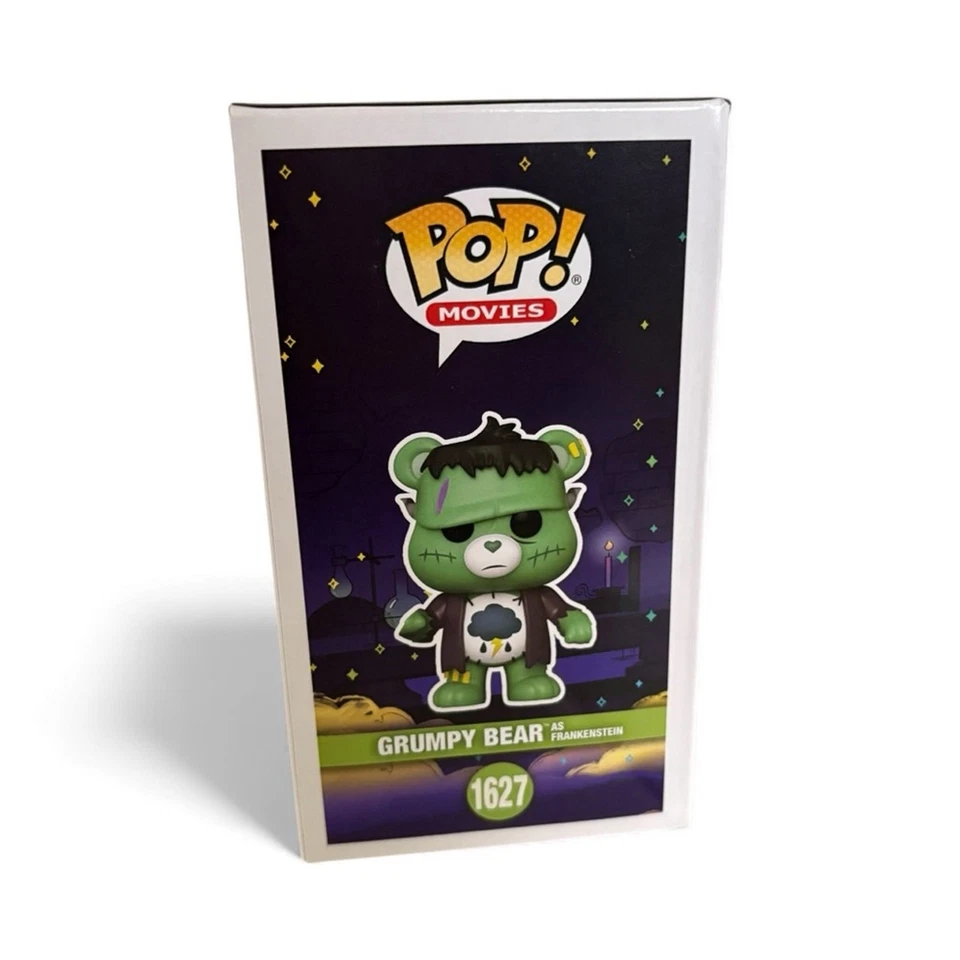 Figura Funko Pop Oso Gruñón Frankenstein Verde Negro Foto 4 de 4