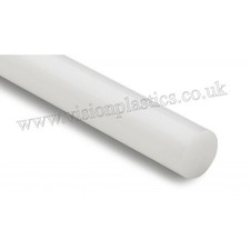 Natural HDPE Rods - Various Diameters & Lengths Available