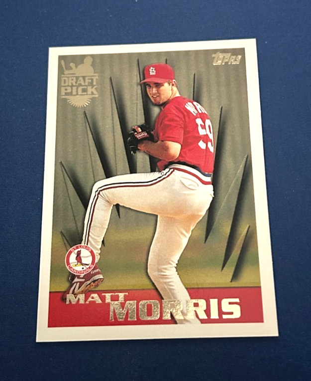 1996 Topps Baseball Matt Morris Rookie Card #232 Set Break NM