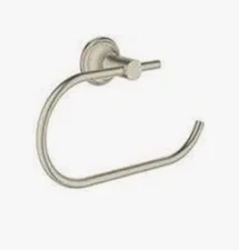 Grohe 40 657 ENO Essentials Authentic  Toilet Paper Holder Brushed Nickel