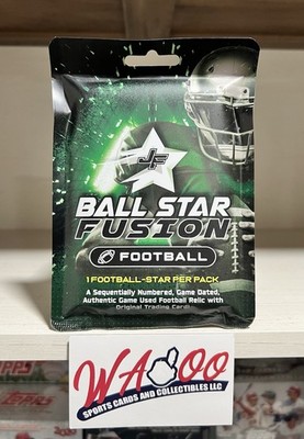 2025 Jersey Fusion Ball Star NFL Football Factory Sealed Hobby Card Pack Box