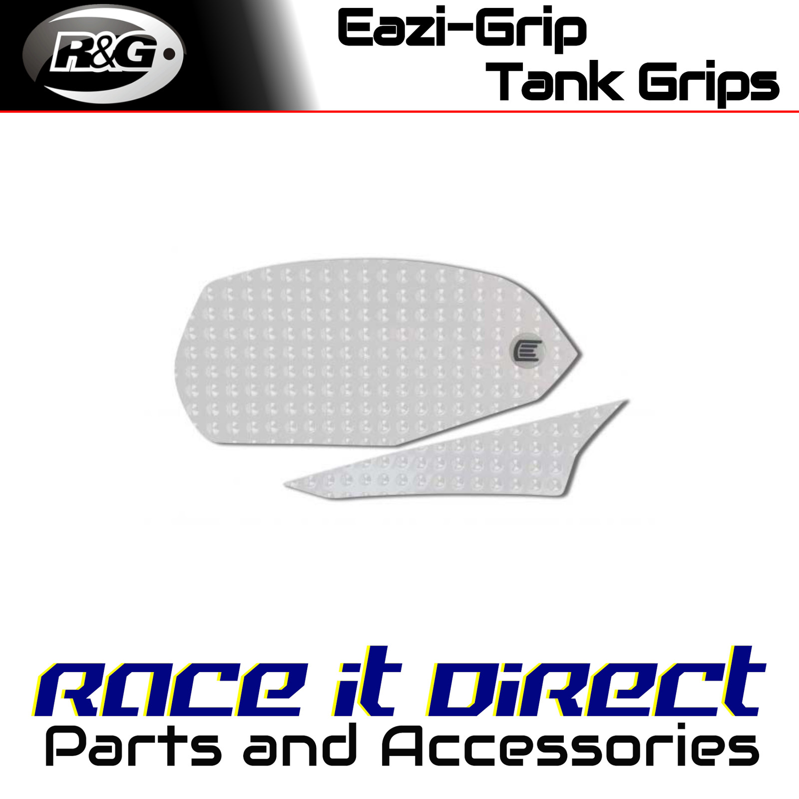 Eazi-Grip Tank Grips for Suzuki GSX-R750 2008-2010 EVO Clear Eazi-Grip