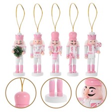 5 Pcs Miniature Nutcracker Figurines Decorations Small Nutcrackers