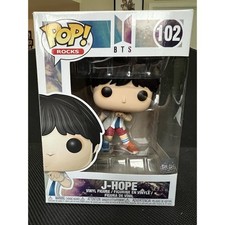 Funko Pop Rocks BTS J Hope Vinyl Figure #102 K Pop ARMY Music Idol  Vaulted
