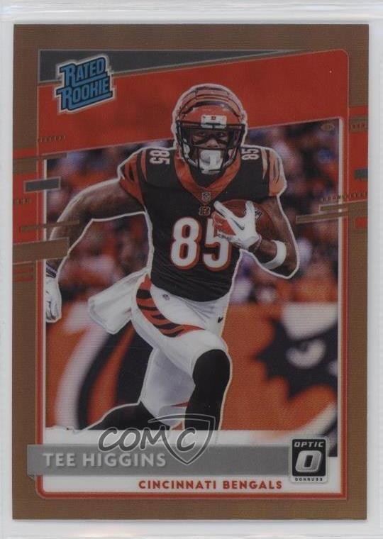 2020 Panini Donruss Optic Rated Rookies Bronze Prizm Tee Higgins #160 10ow