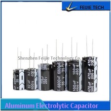 10V 16V 25V 35V 50V 400V 450V DIP Aluminum Electrolytic Capacitor 100UF 220UF 33