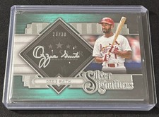2022 Topps Five Star Ozzie Smith Silver Signatures Aqua #d 29/30 No. SS-OS 