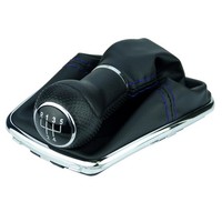 Schaltsack FüR VW Golf 4 IV Bora Manschette Naht Blau Schaltknauf 12Mm Rahmen