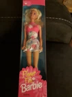 Vintage 90’s Flower Fun Barbie Doll 16063 Mattel 1996 Pink Flower Dress NEW NIB