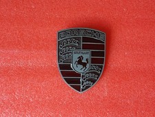 Porsche Hood Crest Badge Emblem Titanium 911 993 944 991 997 996 Turbo Gt3 Macan