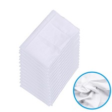 10x Handkerchiefs Polyester Classic Hankies Large Men Hankerchief Hanky Pocket