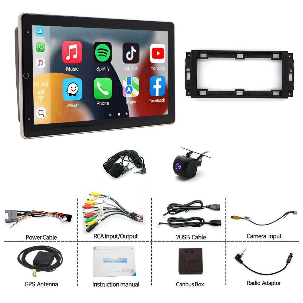 10.1" Pantalla Para Jeep Patriot 2009-2017 Apple Carplay Radio de coche estéreo