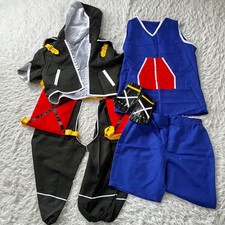 Good condition Kingdom Hearts II Sora Cosplay Costume 5-piece set KH Disney