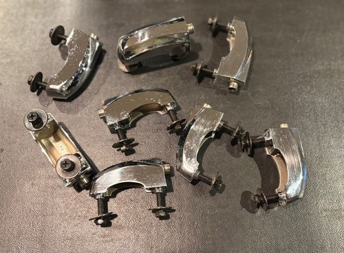 Pearl Parts Used Vision 8 Tom Bridge Lugs Chrome TLT100/C