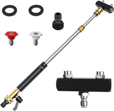 #ad #ad Jet Nozzle for Garden Hose Pressure Washer 18 32 inch Adjusable Extension Wand $15.91