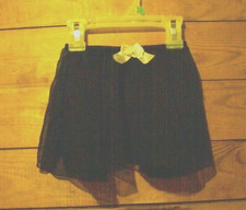 Girls Black Sheer Tutu Size XS or Small Waist 16 Inches EUC  
