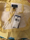 Polo Ralph Lauren Girls 2pc Yellow/White Gingham Sleeveless Top Pants 8 — photo 3
