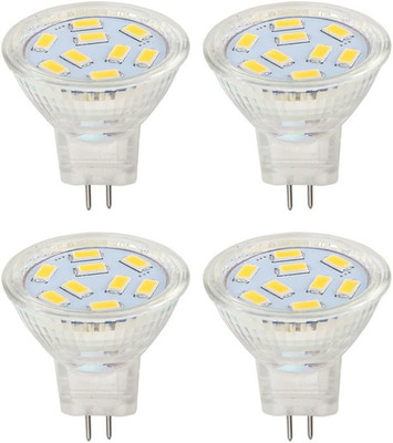 MR11 GU4 Led Bulbs 2W 12V AC/DC, 24V DC, 20W Halogen Replacement, Warm White 300