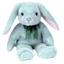 TY Beanie Buddy - HIPPITY the Green Bunny (14 inch) - MWMTs Stuffed Animal Toy