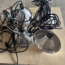 Aluminium Lamps With Clamps Set Of 4