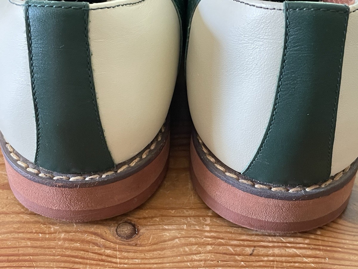 Polo Ralph Lauren Saddle Oxford Golf Shoes Men's Size 9 D Green