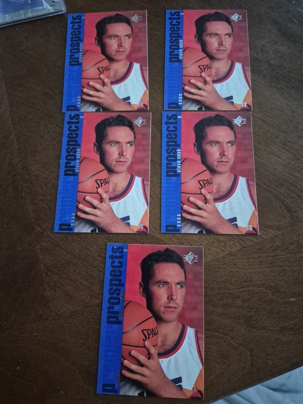 LOT OF 5--1996-97 SP Phoenix Suns Basketball Card #142 Steve Nash RC rookie card