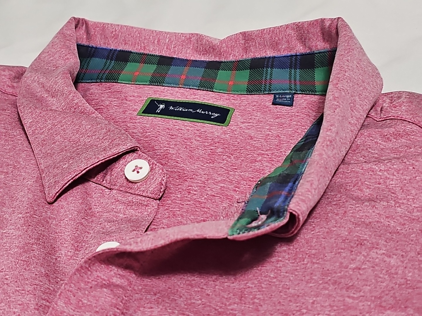 William Murray Performance Heather Raspberry S/S … - image 13