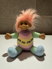 Russ Plush Troll Doll Easter Egg 7 Inch Pastel