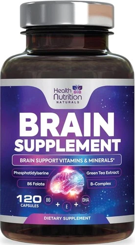 Brain Supplement for Memory & Focus - Nootropics for Concentration & Energy