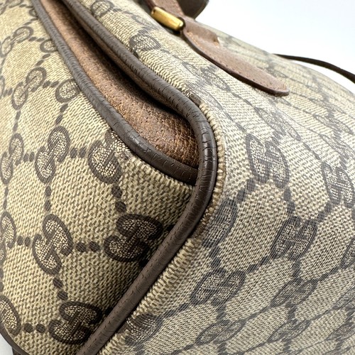 Borsa a tracolla vintage Gucci GG supreme borsa a mano borsa autentica - Foto 10 di 18