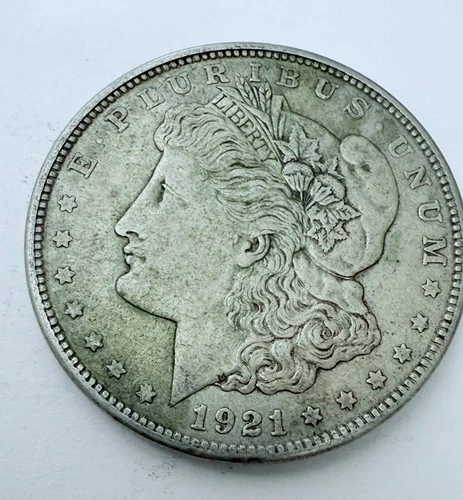 1921 S $1 Morgan Silver Dollar 90% Silver, Extra Fine Condition Free Ship #1612