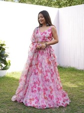 LEHENGA CHOLI INDIAN BOLLYWOOD WEDDING PARTY PAKISTANI WEAR READYMADE