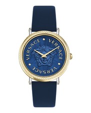 Versace Womens Two Tone 37mm Strap Fashion Watch
