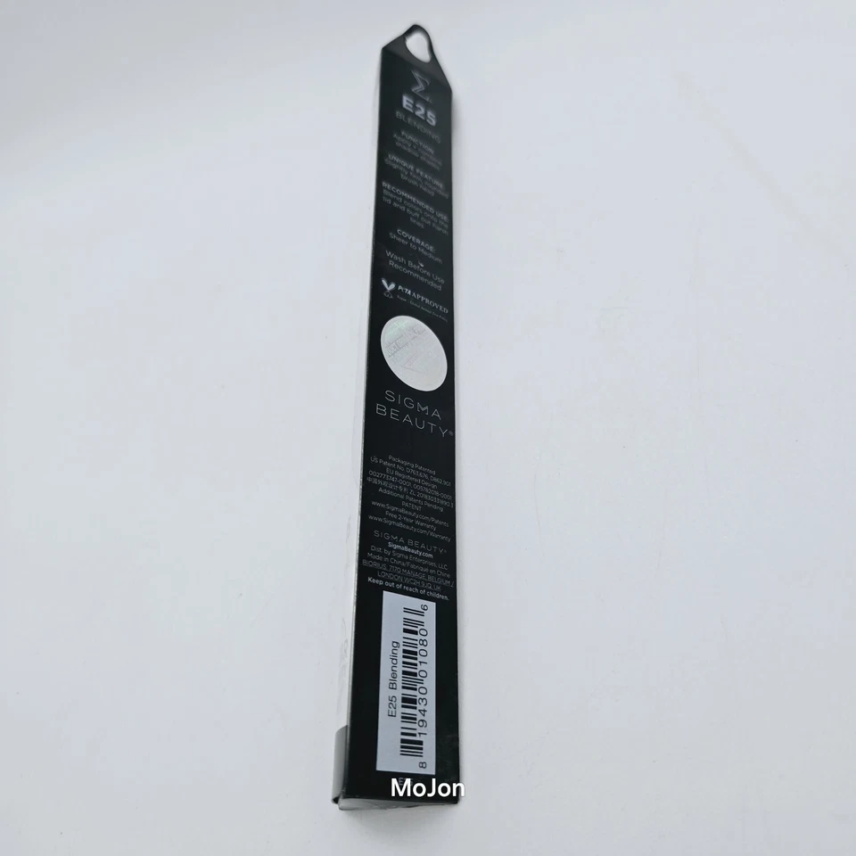 Cepillo de sombra mezclador SIGMA Beauty E25 aplicar y combinar tonos de sombra nuevo en caja sellado Foto 4 de 4