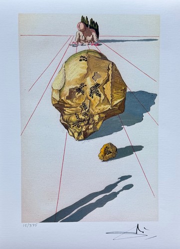 Salvador Dali Divine Comedy HYPOCRITES Facsimile Signed Numbered Giclee 16 x 12" - Picture 4 of 6