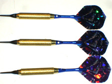 Soft Tip Darts, 18 Gram Brass with Aluminum Shafts, New 917