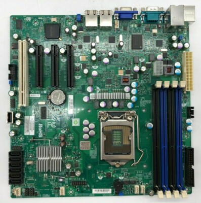 SUPERMicro X8SIL-F REV:1.01 DDR3 - mATX - Socket 1156 - ohne I/O Shield #M1763