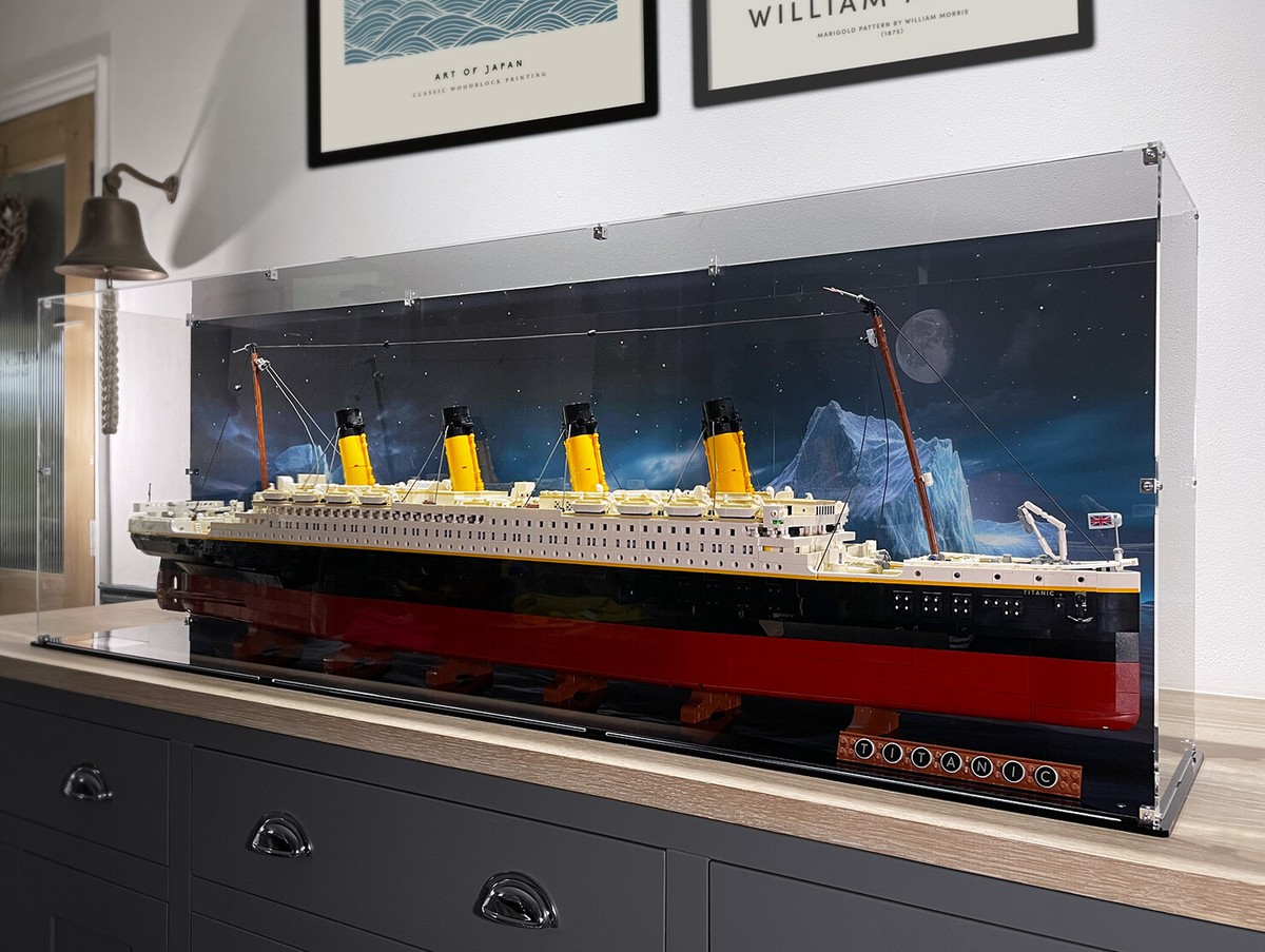 BRIXBOX Display case for LEGO® Icons: Titanic - 10294 | eBay