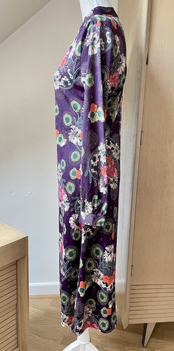 Vintage Dress Floral Bellino Fit Modern 10 12 - Picture 6 of 11