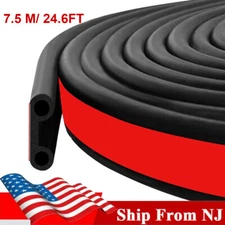 24FT Car Seal Strip for Pickups Truck Bed Cap and Tonneau Cover Tailgate Sealing